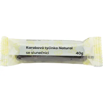 Karobová tyčinka se slunečnicí - Natural 40g