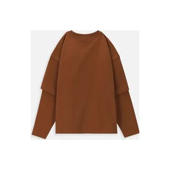 Dámská halenka Coccodrillo Halenka ZC3143102ATK Hnědá Regular Fit 98