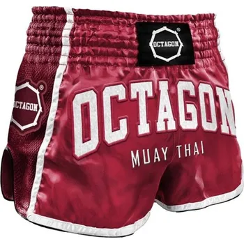 Pánské kraťasy Octagon Kraťasy Muay Thai Octagon Burgundy