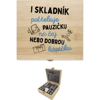 Whisky sada v krabičce I skladník potřebuje pauzičku