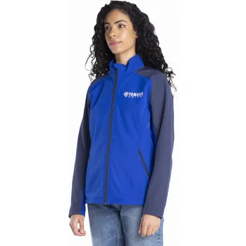 Dámská casual bunda Dámská softshellová bunda Yamaha Paddock Blue SETO modrá Velikost: XS