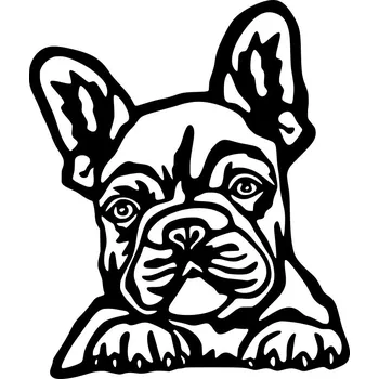 Vsepropejska Francouzský buldoček 13 dřevěná dekorace na zeď Rozměr (cm): 38 x 32