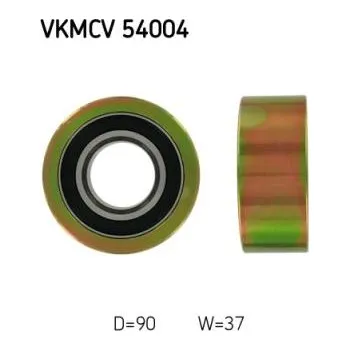 Rozvod motoru Vodící (vratná) kladka klínového řemenu pro RENAULT KERAX, PREMIUM (2000-) - SKF 20085