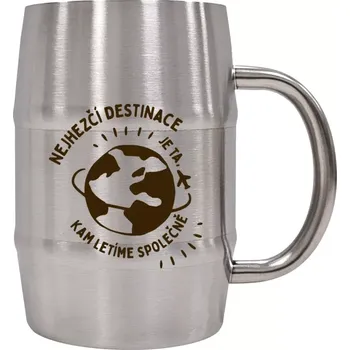 Sklenice Nerezový chladicí půllitr Nejhezčí destinace