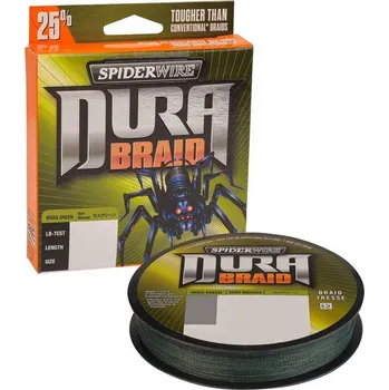 Šňůra Spiderwire Durabraid Moss Green 135 m Varianta: Durabraid Moss Green 135 m 0,19 mm 16 kg