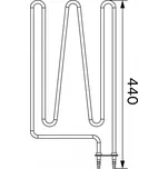 Harvia Topné těleso, spirála pro saunová kamna SW45 (E), 1500W/230V