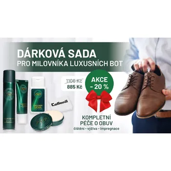 Přípravek pro údržbu obuvi Akční luxusní sada - pro kompletní péči o boty