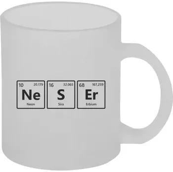 Hrnek 330 ml - skleněný matný NeSEr