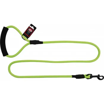 Vodítko pro psa PET NOVA nylonové vodítko 120 cm / 1 cm neonově zelené