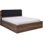 Gib Manželská postel s úložným prostorem Astor Dub monastery Zvolte osvětlení: bez osvětlení, Zvolte možnost matrace: S matrací