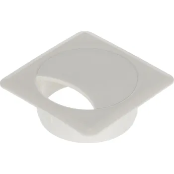 kabelová chránička Interex Kabelová průchodka QUADRO PVC / Bílá