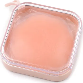 Vložka do podprsenky Silikonové nálepky na bradavky v plastovém boxu, sada 4 ks, barva tělová