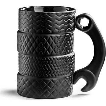 Gadget Master Keramický hrnek s klíčem 450 ml pneumatiky