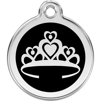 psí známka Známka Red Dingo Korunka černá velikost známky: M - 30 mm