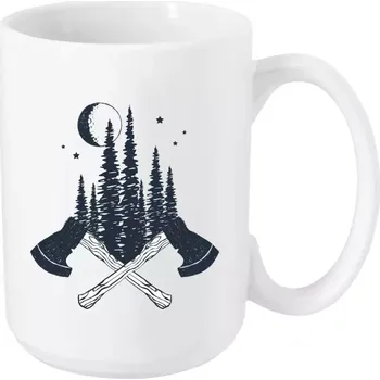 Hrnek 450 ml - bílý Sekery