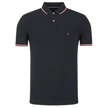 Pánské tričko Tommy Hilfiger Organic Cotton Slim Fit Polo MW0MW13080-DW5