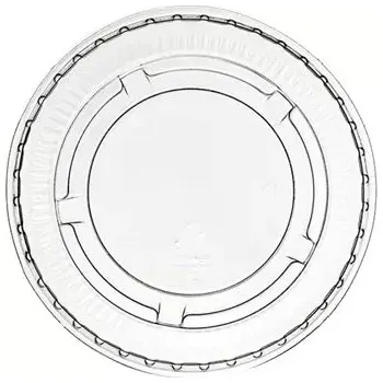 Jednorázové nádobí Gastro obaly Víčko PET ploché bez otvoru, pro kelímek 2-4 oz POB50-R, POB100-R (min. počet 3000ks)