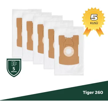 Sáček do vysavače Sáčky do vysavače VORWERK Tiger 260 balení 5 ks