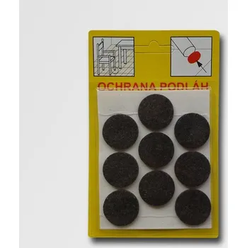 Dveřní kování Ostatní Filcová ochrana 26x3 hnědá -: -