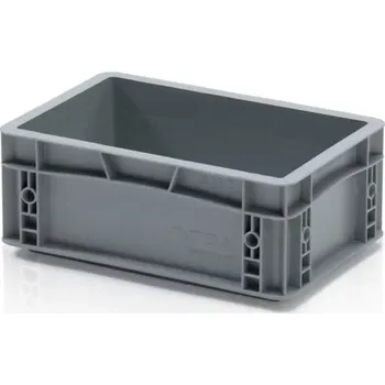 Úložný box Euro přepravka 30 cm × 20 cm × 12 cm, šedá