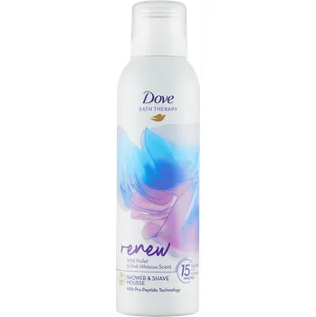 Sprchový gel DOVE Bath Therapy Renew Wild Violet & Pink Hibiscus sprchová pěna 200 ml