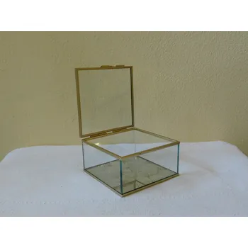 Šperkovnice ŠPERKOVNICE SE ZRCADLEM - KOV SKLO