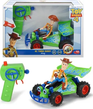 RC model auta Dickie Toys RC Toy Story 4 Turbo Buggy s figurkou Woodyho 1:24
