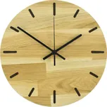 GTUP Ručně vyrobené dřevěné hodiny WENGE 285mm GT-EL7109 Skladem v ČR