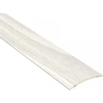 Vánoční dekorace VPD Přechodová lišta 30 mm - oblý Dub bělený E901 270cm samolepící