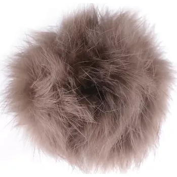 Bambule kožešinová menší Ø 6 cm hnědá přírodní