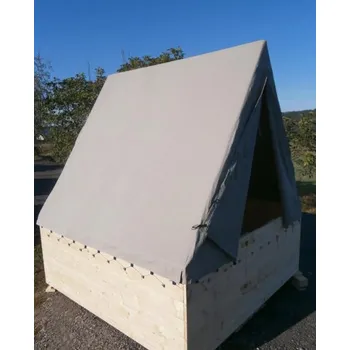 Stan Podsadové stany OSADA 205x205x150 Barva plachty: sahara (písková), Okénko: s okénkem vzadu