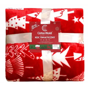 deka Textilomanie Vánoční mikroplyšová deka 160 x 200 cm