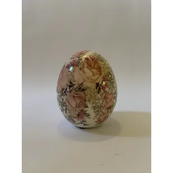 RŮŽE - KERAMICKÉ DEKORAČNÍ VAJÍČKO