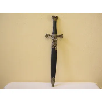 Replika zbraně DÝKA - ZÁŠTITA HLAVA DRAKA - ZDOBENO ORNAMENTY