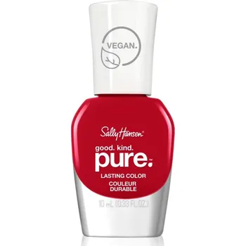 Lak na nehty Sally Hansen Good. Kind. Pure. dlouhotrvající lak na nehty se zpevňujícím účinkem odstín Natural Red 10 ml
