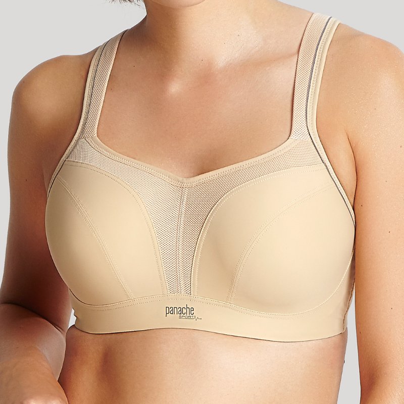 Panache Sport - Panache Sport sportovní podprsenka latte 32G 5021