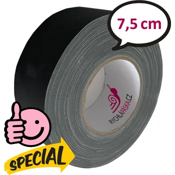 Lepicí páska gaffa páska GAFFA SPECIAL - ČERNÁ - šíře 7,5cm