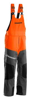 montérky Husqvarna Classic kalhoty s laclem oranžové/šedé