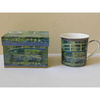 Sada nádobí HRNEK - CLAUDE MONET - JAPONSKÝ MOST S LEKNÍNY