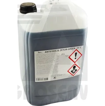 Náplň do chladiče a ostřikovače Zetor Antifreeze Green -35°C, 25l Zetor Proxima,Forterra