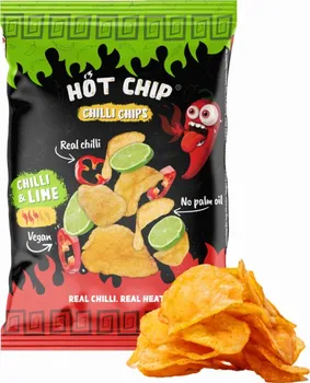 Chips HOT-CHIP Chilli Chips Chilli and Lime 80 g