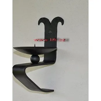 Svícen Kovaný svícen na zeď Marcela