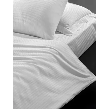 Brotex Povlak Atlas Gradl 50x70cm Bílý - česaný 145g/m2, proužek 4 mm Zapínání: nitěný knoflík