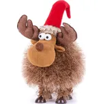 MagicHome Vánoční sob 25 cm hnědý