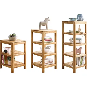 Knihovna Dubový regál OakWood nr.26-28 - 60x40cm, 83x40cm, 106x40 cm