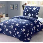 Povlečení mikroplyš Modré hvězdy 140 x…