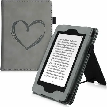 Pouzdro na čtečku elektronické knihy Kwmobile Hard Cover Brushed Heart (KW5022203)