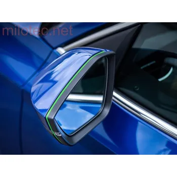 Tuning MILOTEC Design lišta zpětných zrcátek, zelená - Škoda Kamiq