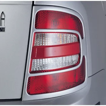 Tuning Kryty zadních světel, ABS černé - Škoda Fabia I. Combi/Sedan (Kryty zadních světel pro Škoda Fabia I. Combi/Sedan 2000-2004)