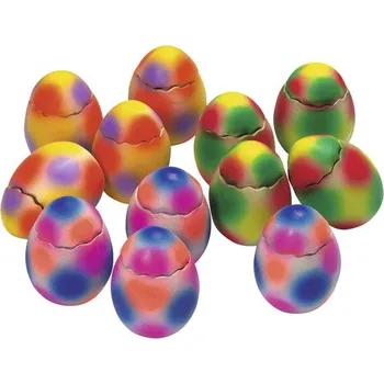 Hračka pro psy latexové vejce 8 cm, různé barvy